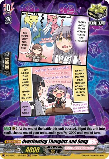 Overflowing Thoughts and Song (D) (H), DZ-TBP01: BanG Dream! Girls Band Party! DZ-TBP01/H02dEN