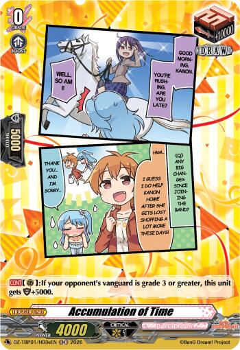 Accumulation of Time (E) (H), DZ-TBP01: BanG Dream! Girls Band Party! DZ-TBP01/H03eEN