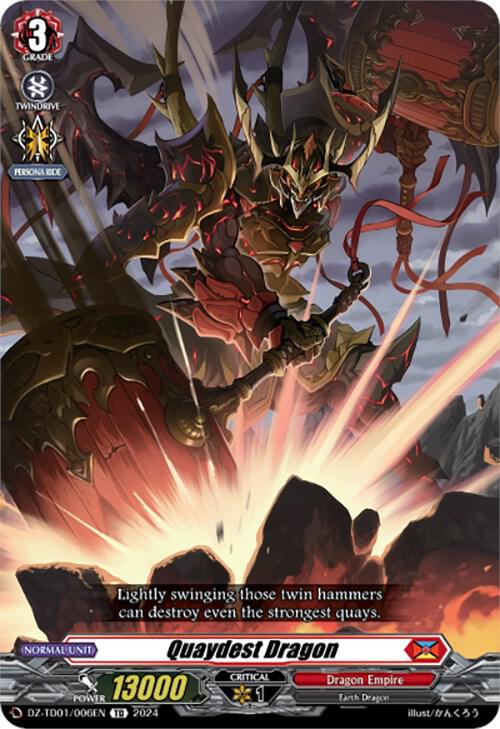 Quaydest Dragon, DZ-TD01: Start Up Trial Deck "Dragon Empire" DZ-TD01/006EN