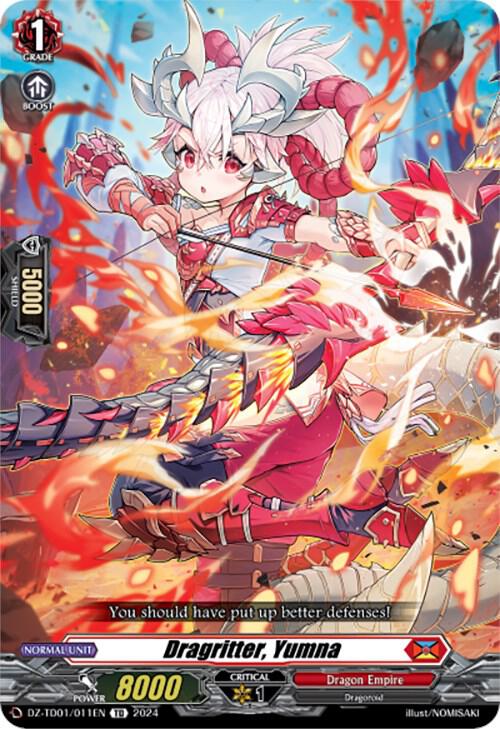 Dragritter, Yumna, DZ-TD01: Start Up Trial Deck "Dragon Empire" DZ-TD01/011EN