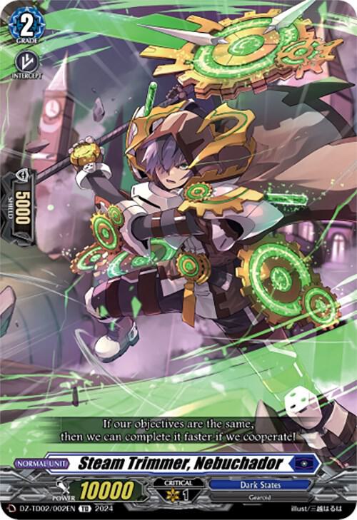 Steam Trimmer, Nebuchador, DZ-TD02: Start Up Trial Deck "Dark States" DZ-TD02/002EN