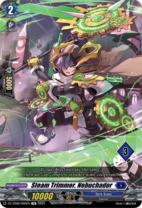 Steam Trimmer, Nebuchador (3), DZ-TD02: Start Up Trial Deck "Dark States" DZ-TD02/002EN