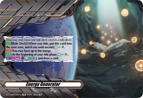Energy Generator, DZ-TD02: Start Up Trial Deck "Dark States" DZ-TD02/005EN