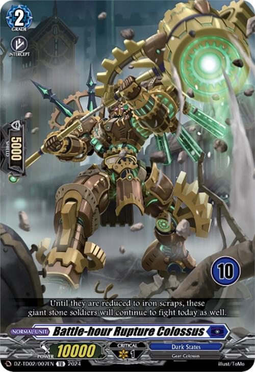 Battle-hour Rupture Colossus (10), DZ-TD02: Start Up Trial Deck "Dark States" DZ-TD02/007EN