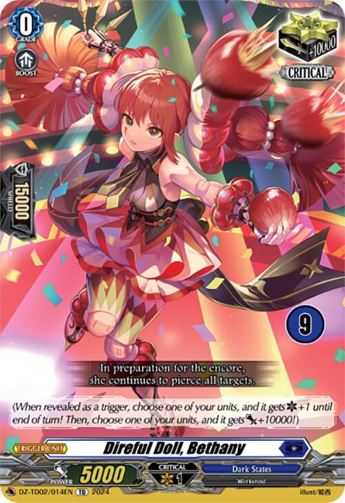 Direful Doll, Bethany (9), DZ-TD02: Start Up Trial Deck "Dark States" DZ-TD02/014EN