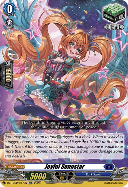 Joyful Songstar, DZ-TD02: Start Up Trial Deck "Dark States" DZ-TD02/017EN