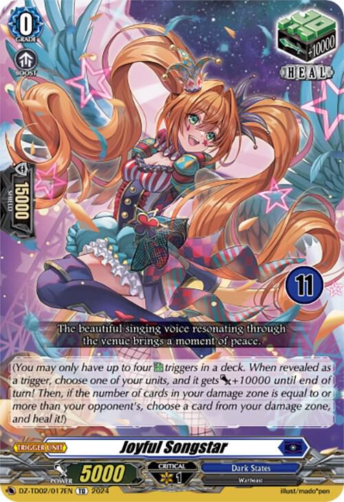 Joyful Songstar (11), DZ-TD02: Start Up Trial Deck "Dark States" DZ-TD02/017EN