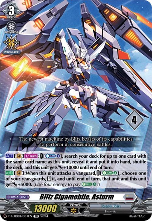 Blitz Gigamobile, Asturm (4), DZ-TD03: Start Up Trial Deck "Brandt Gate" DZ-TD03/001EN