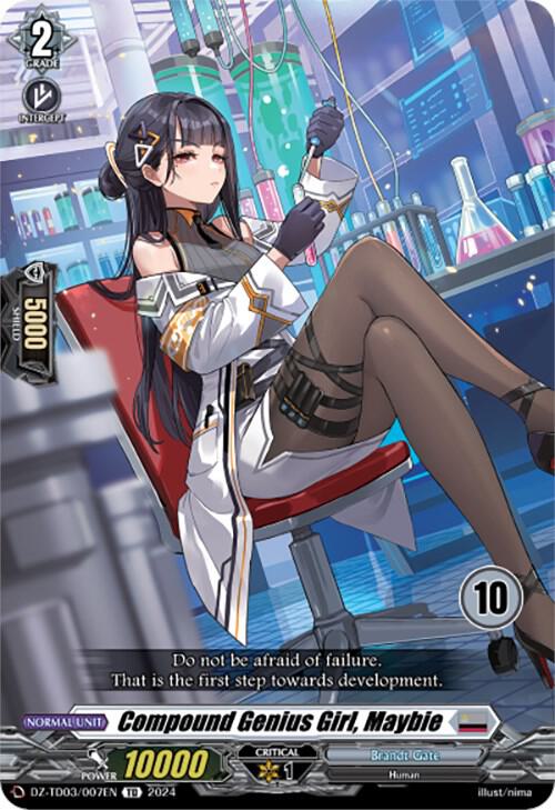 Compound Genius Girl, Maybie (10), DZ-TD03: Start Up Trial Deck "Brandt Gate" DZ-TD03/007EN
