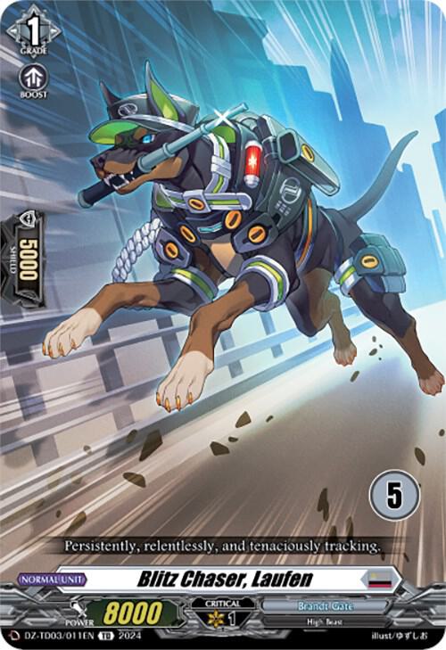 Blitz Chaser, Laufen (5), DZ-TD03: Start Up Trial Deck "Brandt Gate" DZ-TD03/011EN
