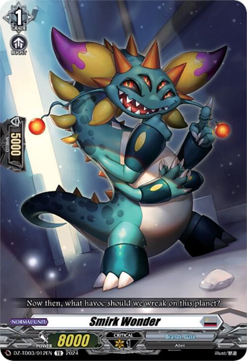 Smirk Wonder, DZ-TD03: Start Up Trial Deck "Brandt Gate" DZ-TD03/012EN