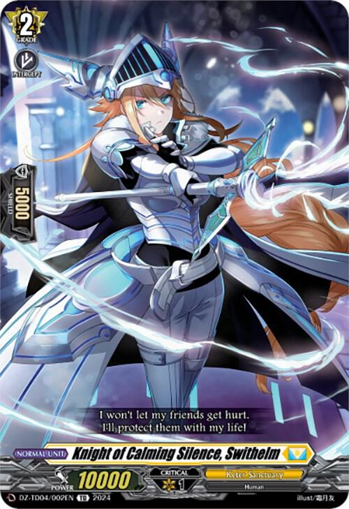Knight of Calming Silence, Swithelm, DZ-TD04: Start Up Trial Deck "Keter Sanctuary" DZ-TD04/002EN