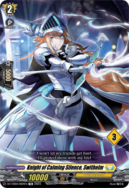Knight of Calming Silence, Swithelm (3), DZ-TD04: Start Up Trial Deck "Keter Sanctuary" DZ-TD04/002EN