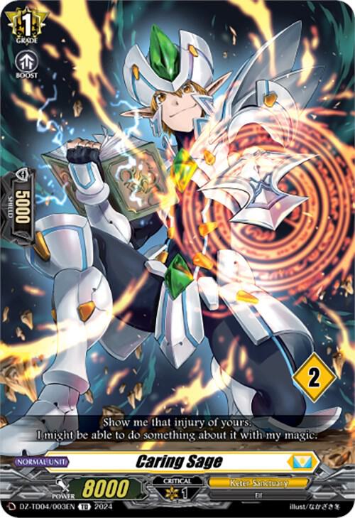 Caring Sage (2), DZ-TD04: Start Up Trial Deck "Keter Sanctuary" DZ-TD04/003EN