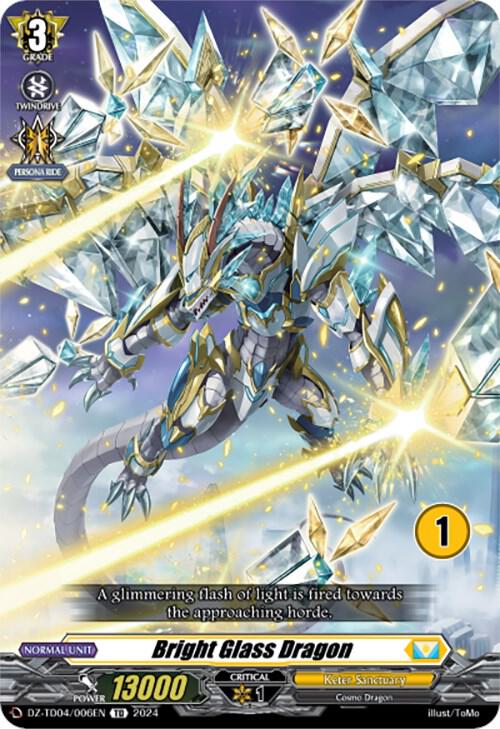 Bright Glass Dragon (1), DZ-TD04: Start Up Trial Deck "Keter Sanctuary" DZ-TD04/006EN