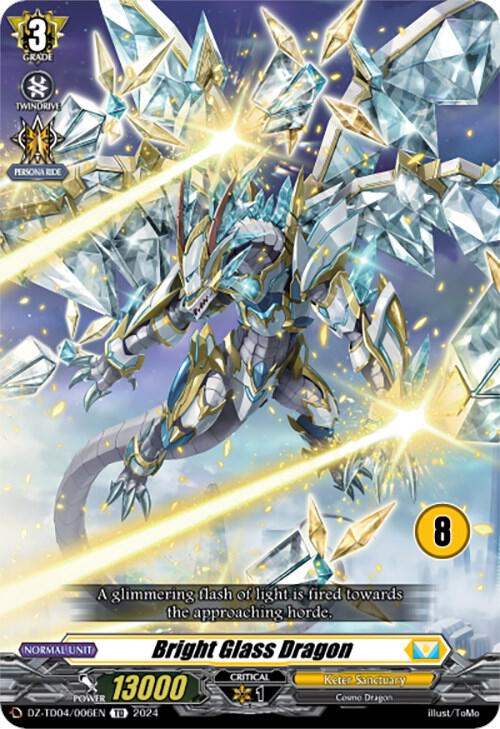 Bright Glass Dragon (8), DZ-TD04: Start Up Trial Deck "Keter Sanctuary" DZ-TD04/006EN