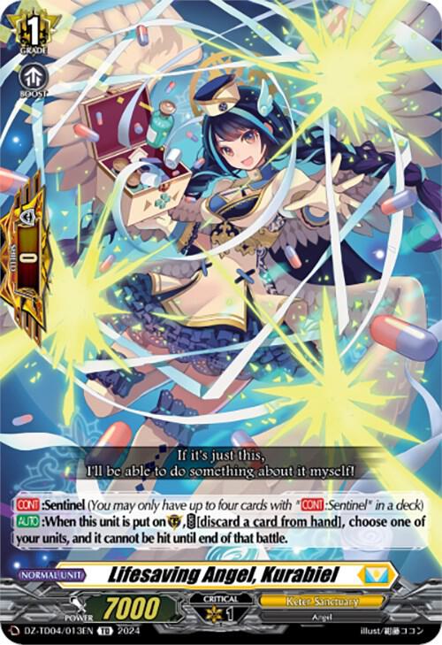 Lifesaving Angel, Kurabiel, DZ-TD04: Start Up Trial Deck "Keter Sanctuary" DZ-TD04/013EN