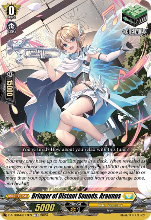 Bringer of Distant Sounds, Araunus, DZ-TD04: Start Up Trial Deck "Keter Sanctuary" DZ-TD04/017EN