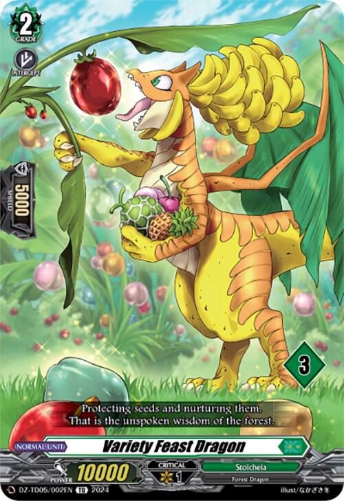 Variety Feast Dragon (3), DZ-TD05: Start Up Trial Deck "Stoicheia" DZ-TD05/002EN