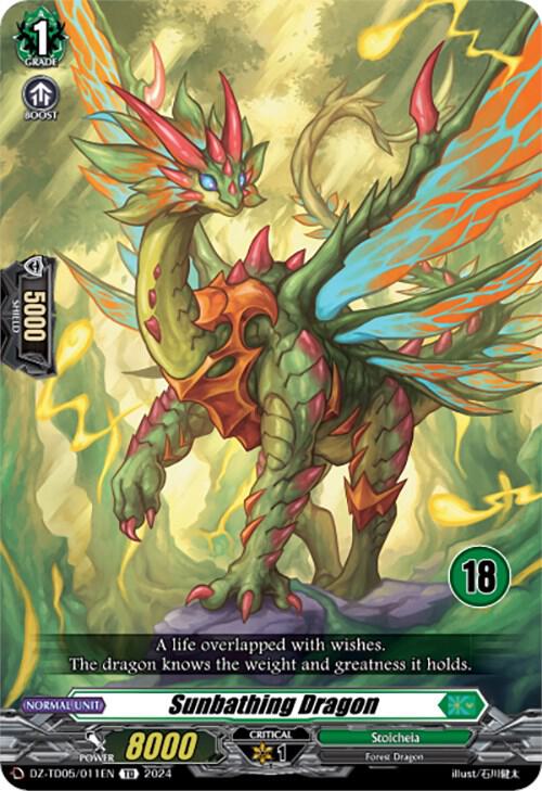 Sunbathing Dragon (18), DZ-TD05: Start Up Trial Deck "Stoicheia" DZ-TD05/011EN