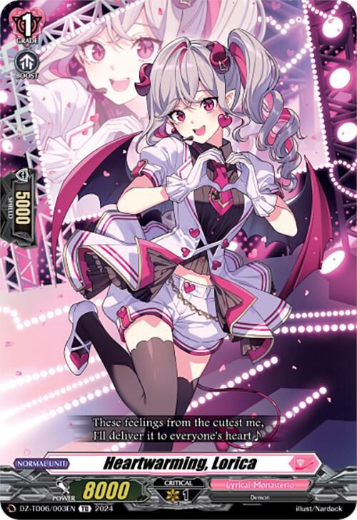 Heartwarming, Lorica, DZ-TD06: Start Up Trial Deck "Lyrical Monasterio" DZ-TD06/003EN