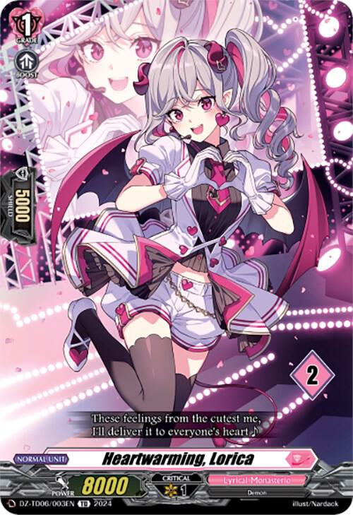Heartwarming, Lorica (2), DZ-TD06: Start Up Trial Deck "Lyrical Monasterio" DZ-TD06/003EN