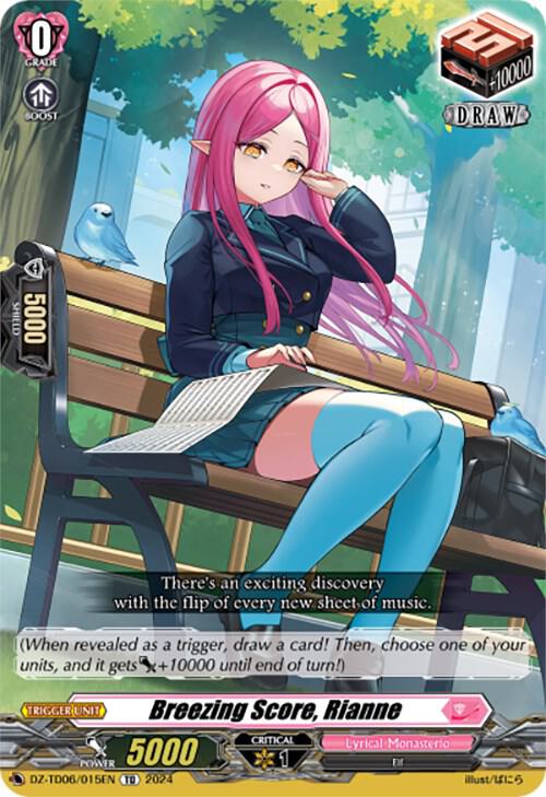 Breezing Score, Rianne, DZ-TD06: Start Up Trial Deck "Lyrical Monasterio" DZ-TD06/015EN