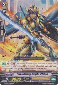 Law-abiding Knight, Cloten, G-BT03: Sovereign Star Dragon G-BT03/058EN
