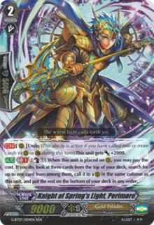 Knight of Spring's Light, Perimore, G-BT07: Glorious Bravery of Radiant Sword G-BT07/004EN