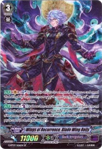 Wings of Recurrence, Blade Wing Reijy (SP), G-BT07: Glorious Bravery of Radiant Sword G-BT07/S06EN