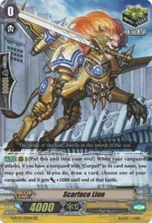 Scarface Lion, G-BT07: Glorious Bravery of Radiant Sword G-BT07/015EN