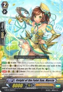 Knight of the Faint Sun, Marcia, G-BT07: Glorious Bravery of Radiant Sword G-BT07/056EN