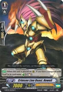 Crimson Lion Beast, Howell, G-BT07: Glorious Bravery of Radiant Sword G-BT07/057EN