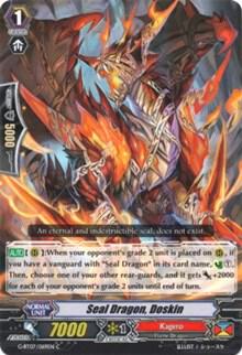Seal Dragon, Doskin, G-BT07: Glorious Bravery of Radiant Sword G-BT07/069EN