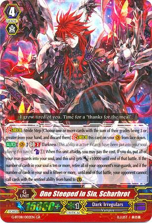 One Steeped in Sin, Scharhrot, G-BT08: Absolute Judgment G-BT08/002EN