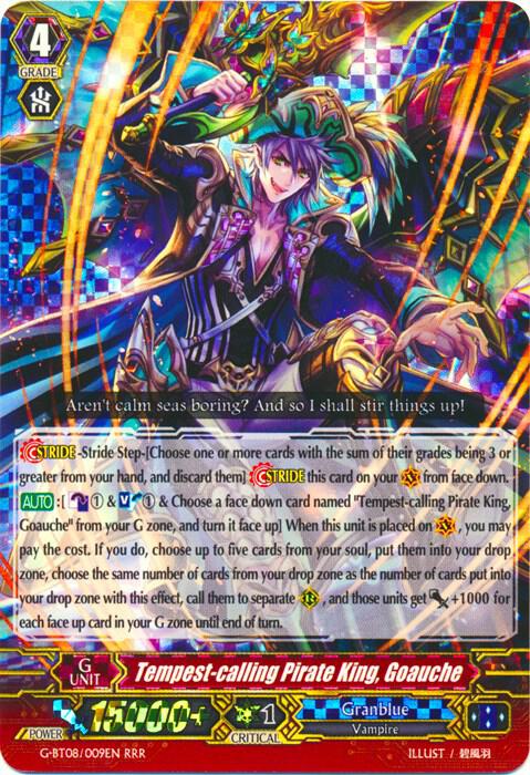 Tempest-calling Pirate King, Goauche, G-BT08: Absolute Judgment G-BT08/009EN
