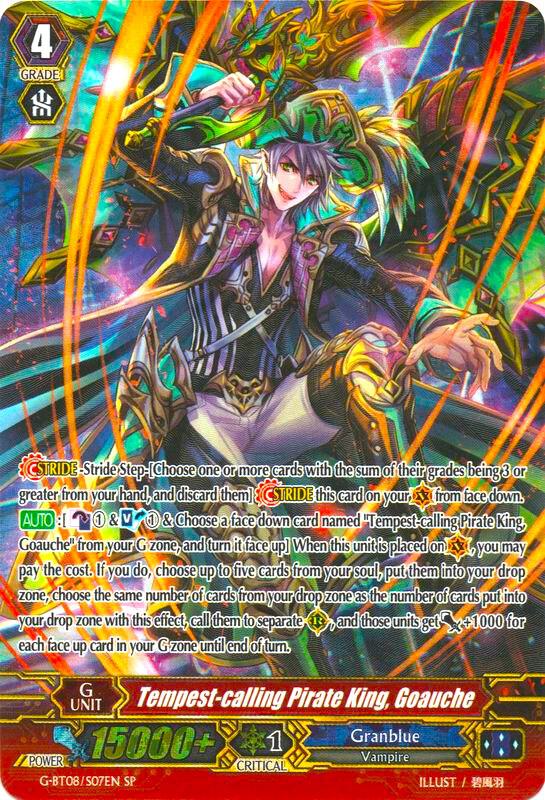 Tempest-calling Pirate King, Goauche (SP), G-BT08: Absolute Judgment G-BT08/S07EN