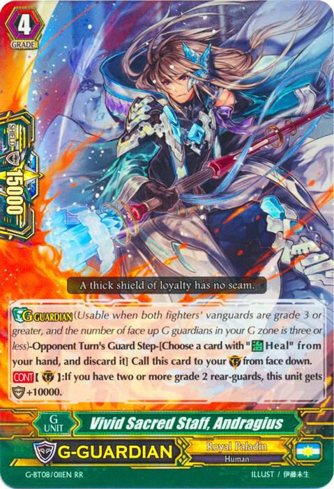 Vivid Sacred Staff, Andragius, G-BT08: Absolute Judgment G-BT08/011EN