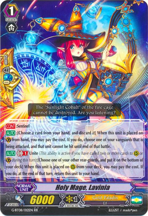 Holy Mage, Lavinia, G-BT08: Absolute Judgment G-BT08/012EN