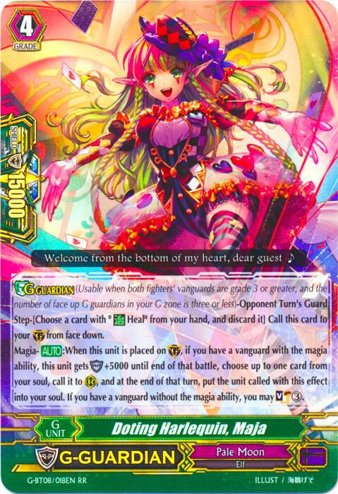Doting Harlequin, Maja, G-BT08: Absolute Judgment G-BT08/018EN
