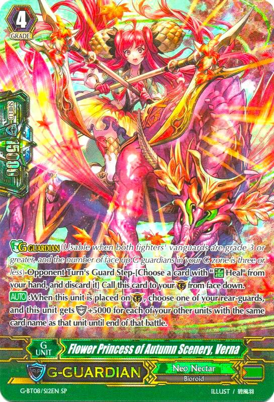 Flower Princess of Autumn Scenery, Verna (SP), G-BT08: Absolute Judgment G-BT08/S12EN