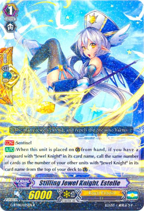 Stilling Jewel Knight, Estelle, G-BT08: Absolute Judgment G-BT08/025EN