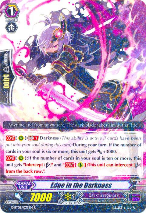 Edge in the Darkness, G-BT08: Absolute Judgment G-BT08/035EN