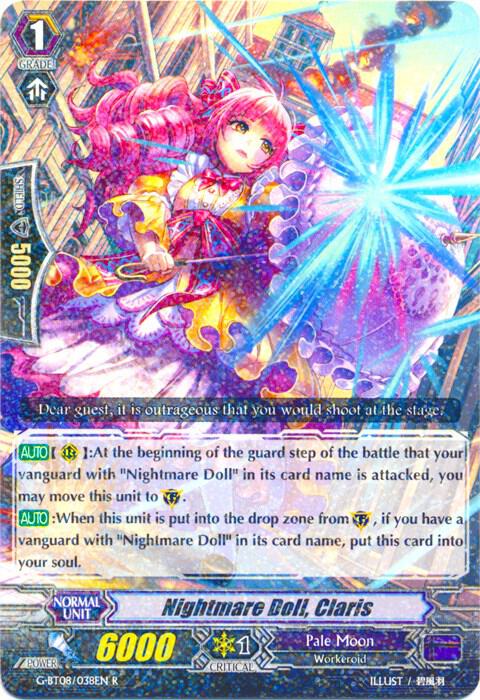 Nightmare Doll, Claris, G-BT08: Absolute Judgment G-BT08/038EN