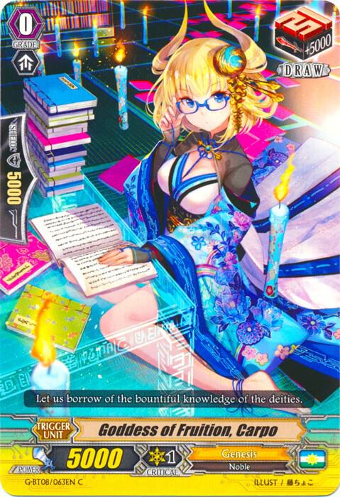 Goddess of Fruition, Carpo, G-BT08: Absolute Judgment G-BT08/063EN