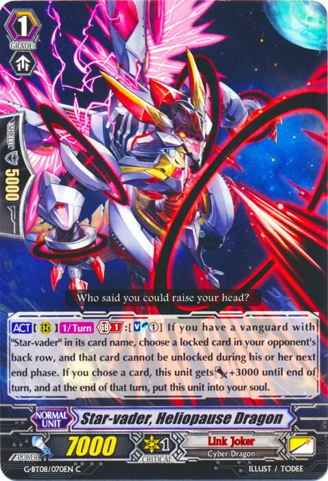 Star-vader, Heliopause Dragon, G-BT08: Absolute Judgment G-BT08/070EN