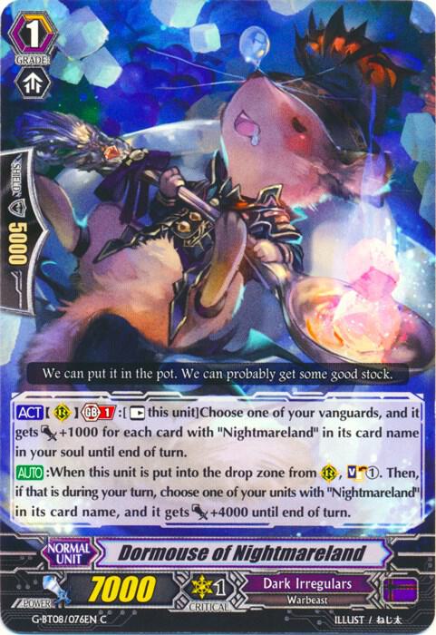 Dormouse of Nightmareland, G-BT08: Absolute Judgment G-BT08/076EN