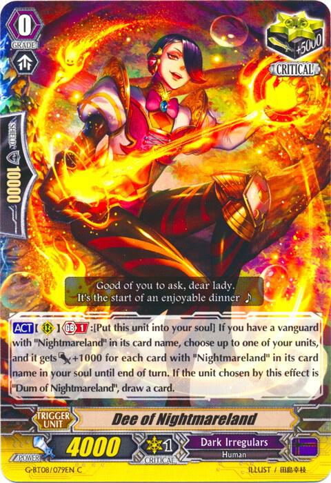 Dee of Nightmareland, G-BT08: Absolute Judgment G-BT08/079EN