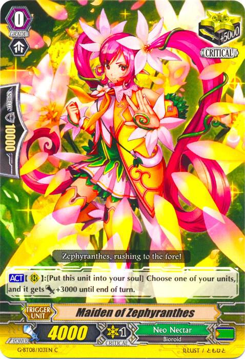 Maiden of Zephyranthes, G-BT08: Absolute Judgment G-BT08/103EN