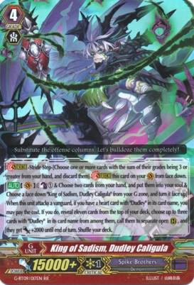 King of Sadism, Dudley Caligula, G-BT09: Divine Dragon Caper G-BT09/017EN